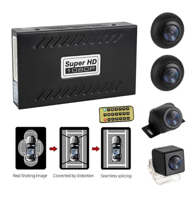 Car 360 Degree Seamless Panoramic Parking Monitoring System+4 Waterproof Camera - Image 1 of 4