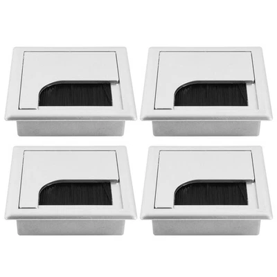 4 Pcs Wires Organizer Storage Desktop Cable Hole Cover Data Line - Image 1 of 4