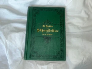RARE 1898 Norwegian TEN NIGHTS IN A BAR ROOM By T S Arthur Temperance Movement - Picture 1 of 18