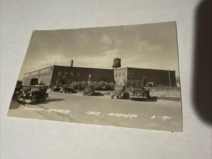 Kreta Nebraska RPPC Postkarte um 1952 Fairmont Creamery Factory - Bild 1 von 2