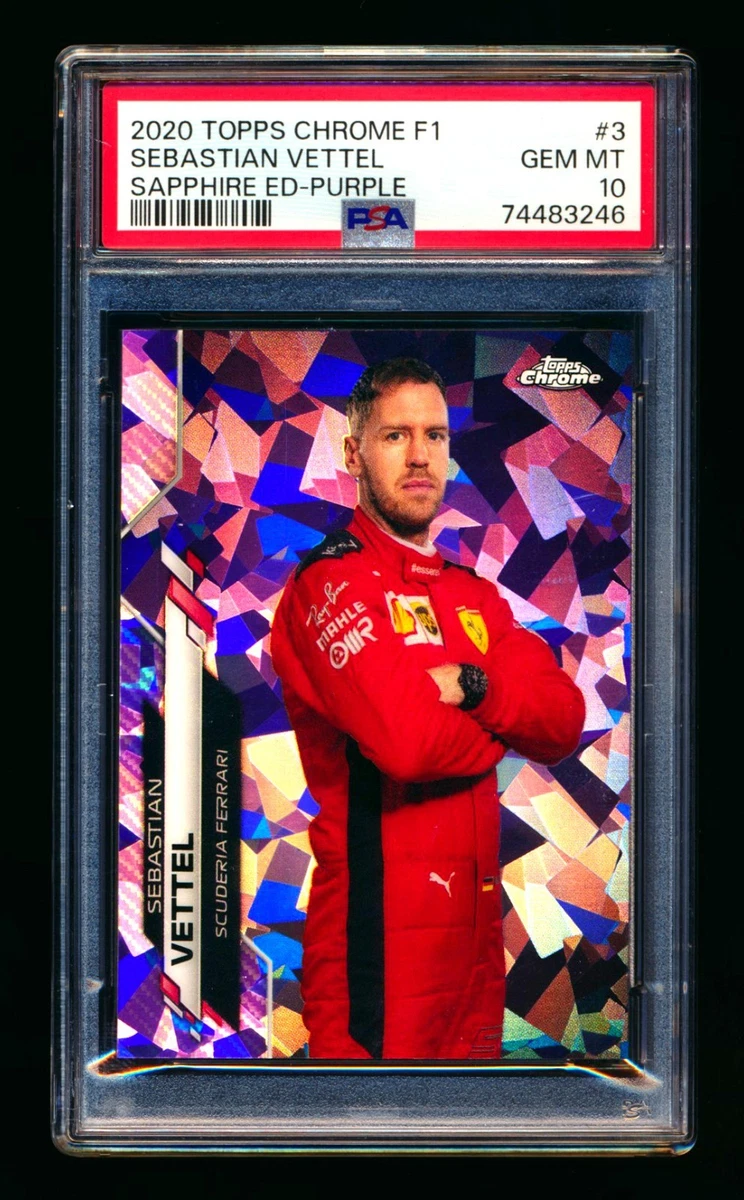 2020 Topps Chrome Sapphire Edition Formula 1 - Sebastian Vettel #3