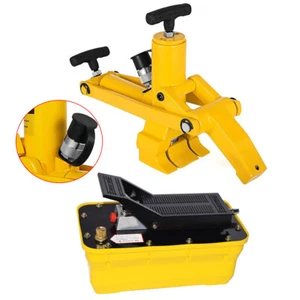 10000psi Tractor Truck Hydraulic Bead Breaker Tire Changer Foot Pump & Air Hose - Foto 1 di 10