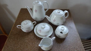 Rosenthal * Kaffee  Teekanne Butterdose Milchkanne Form E  Loewy 50er 60er - Bild 1 von 11