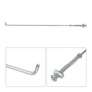 For HONDA C50 C70 C90 90 17.91" REAR BRAKE ROD COMPLETE SILVER - Picture 1 of 11