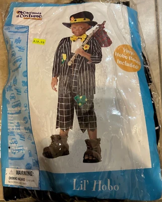 Lil' Hobo Bum California Costume Toddler 3T 4T NEW in Retail Packaging - Image 1 of 2