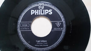 Johnny Cash I Got Rayures / Five Pieds Haut And Rising Allemand 1959 Philips