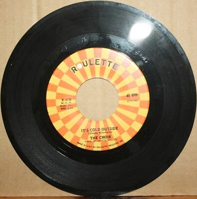 CHOIR It's Cold Outside I'M GOING HOME Psych Rock 45 on ROULETTE 4738 - Image 1 of 2