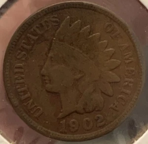 1902 INDIAN HEAD CENT VZ+ (#2) - Bild 1 von 3