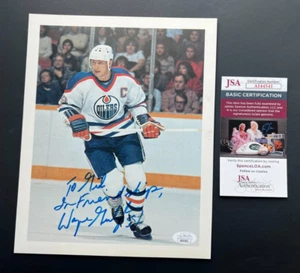 Wayne Gretzky ~ handsigniert/signiert 8x10 Foto ~ ÖLER ~ JSA COA - Bild 1 von 6