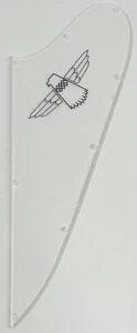 1-lagig klar transparent Schlagbrett passt Gibson Thunderbird Bass Stil Gitarrenteile - Bild 1 von 5