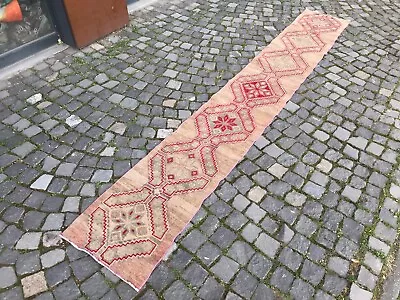 Turkish Antique rug Bohemian Area rug Oushak rug Vintage Rug Handmade Wool rug - Image 1 of 4