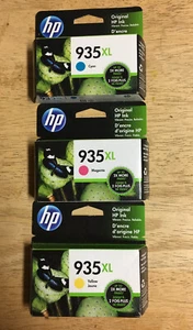 Original HP 935XL Tintenpatronen Cyan Gelb Magenta *NEU VERSIEGELT* - Bild 1 von 3