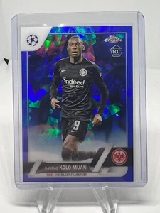 2022-23 Topps Chrome Sapphire UEFA RANDAL KOLO MUANI RC #149 PSG Frankfurt - Picture 1 of 2