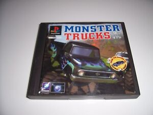 MONSTER TRUCKS (PS1 Pal UK Game AVEC INSERTS 1987)