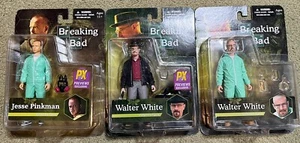 3 Figurine Mezco Breaking Bad PX Anteprime Jessie Pinkman Walter White Sigillate 2014 - Foto 1 di 5