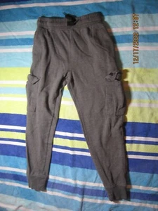 PUMA Boys Pants Size Medium (10-12) Gray Jogger Pants - Picture 1 of 4