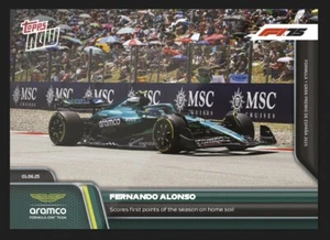 2025 TOPPS NOW FORMULA 1 ⭐ FERNANDO ALONSO ⭐ GP SPAGNA ☄️ N. 43 - Picture 1 of 2