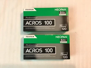 Fujifilm Neopan Acros 100 120 Roll B &W Film 2-5 Packs 10 Rolls EXP 10/2019 - Picture 1 of 4