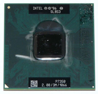 Mobile Intel Core 2 Duo P7350 2,00/3M/1066 GHz Prozessor SLB53 Sockel PGA478 - Bild 1 von 2