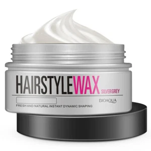 BIOAQUA Hair Style Wax Silver Grey Matte 100g - Picture 1 of 12