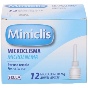 Sella Miniclis Adulti 12 Microclismi per Stitichezza 9g - Foto 1 di 1