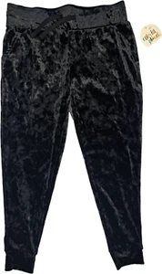 Colorful Planet Black Velour Girls Jogger Pants XS 4/5 - Picture 1 of 1