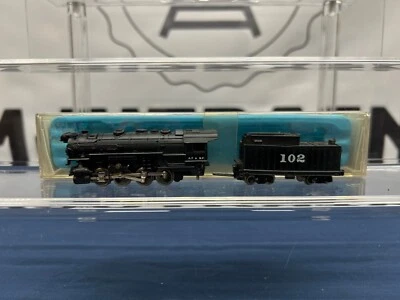 Atlas N A.T.S.F. (Santa Fe) #102 0-8-0 Steam Engine DC 2112 (4) (T) - Image 1 of 4