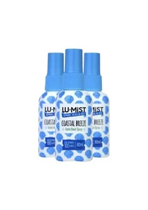 3x Lu Mist Coastal Breeze Bowl Toilet Spray 60ml/300 Sprays Each Smell Eliminate - Picture 1 of 2