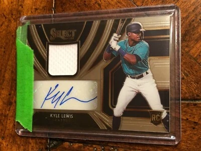 2020 Panini Select Kyle Lewis Silver Jersey Rookie Patch Auto /209🔥 - Image 1 of 2