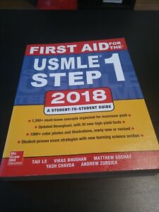 First Aid for the USMLE Step 1 2018 by Tao Le and Vikas Bhushan (2017, Trade Pa…