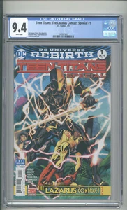 TEEN TITANS: THE LAZARUS CONTACT SPECIAL #1 CGC 9.4 "DEATHSTROKE COVER" - Imagen 1 de 1