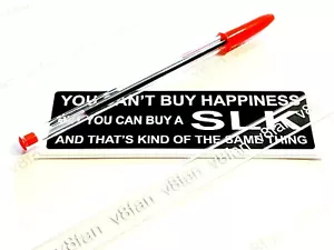 #195 "SLK HAPPINESS"" - pegatina para Mercedes Benz AMG SLK CABRIOLET - Imagen 1 de 3