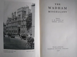 Wadham Miscellany Oxford College University 1948 Limited Edition sehr guter Zustand - Bild 1 von 6