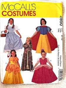 McCall's 2850 Pattern Girls Classic Characters Halloween Costumes Dresses 8-10 - Picture 1 of 2