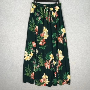 Patrons of Peace Skirt Women Small Bloom Maxi Slits Belt Flowy Resort Vacation - Picture 1 of 12