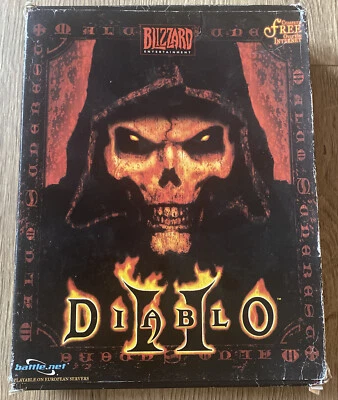 Diablo II (2) PC Game Big Box 3 Disc CD-ROM Blizzard 2000 - Discs Brand New - Image 1 of 4