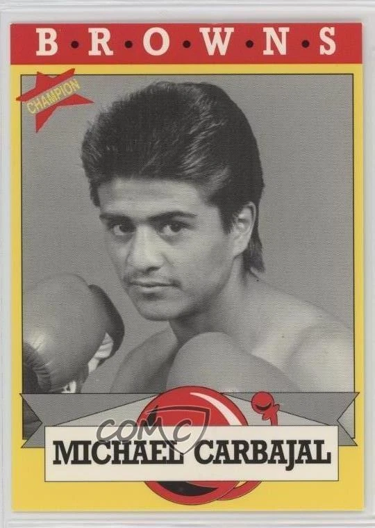 1993 Brown's Boxing Cards Michael Carbajal #9 - Image 1 of 2