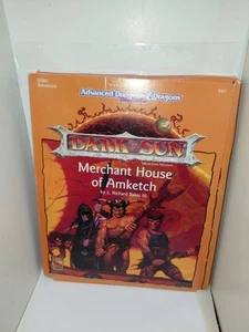 TSR AD&D 2e Dark Sun DSM2 Merchant House of Amketch 1993 SHRINK - Picture 1 of 6