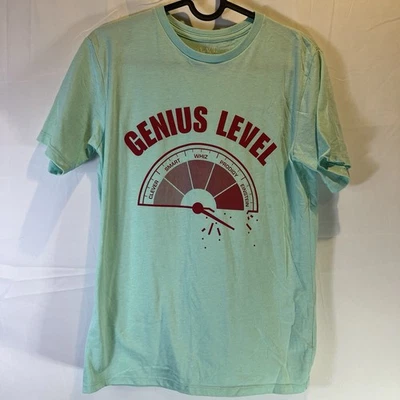 Camisa de lugar para niños niños XLarge 14 XL gráfica manga corta Genius Level TCP Foto 1 de 4
