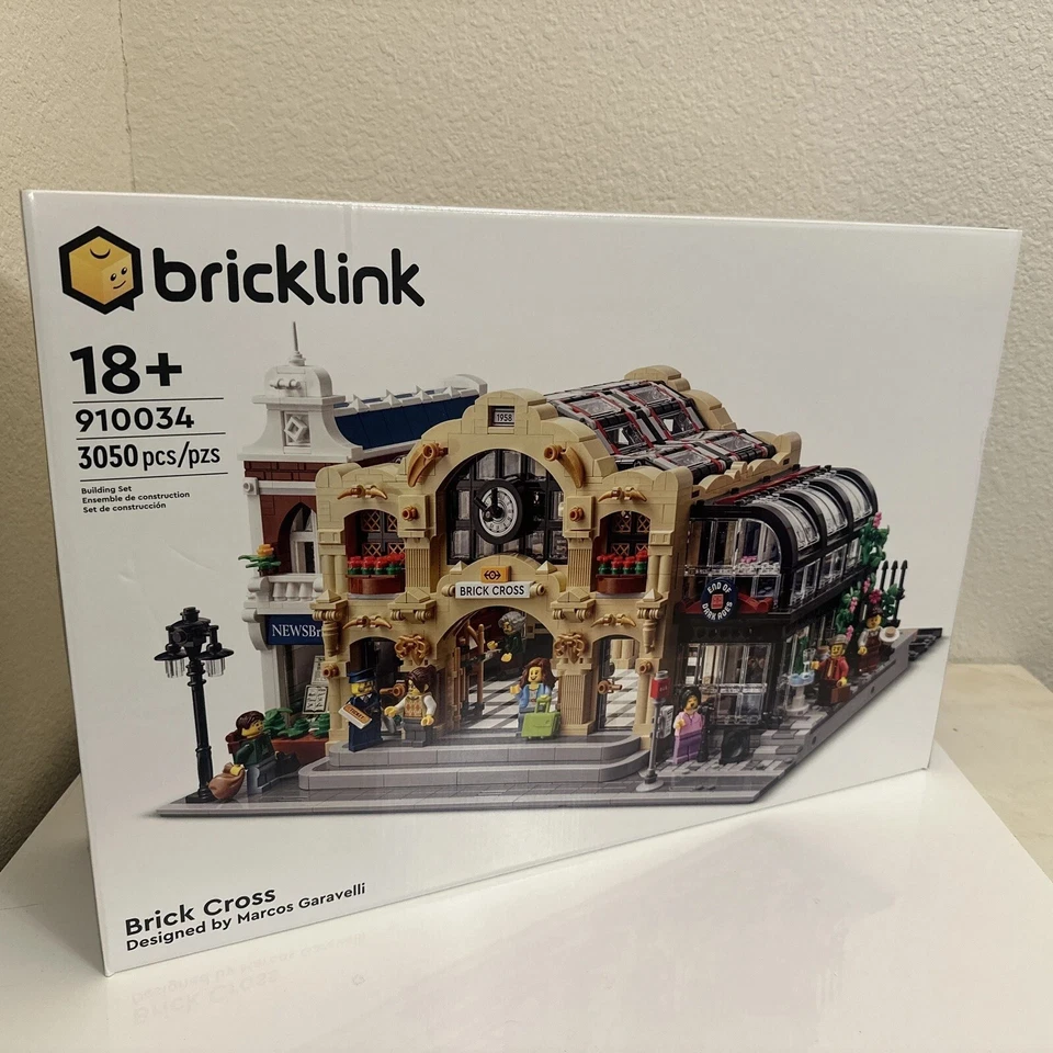 LEGO #910034 - Bricklink Designer Program - Brick Cross Train Station New inhand - Image 1 of 3