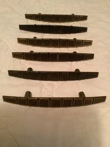 ~6~ Vintage Hyer Ornate Brass 5-1/2” Long Door Drawer Handle Pull MCM - Picture 1 of 4