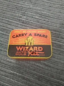 Vintage Wizard Auto Bulb Kit Blechdose, leer - Bild 1 von 12