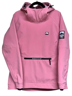 Jaqueta Pulôver Montec Tempest Ski Com Capuz Soft Shell Rosa Feminina Tamanho Grande - Imagem 1 de 4