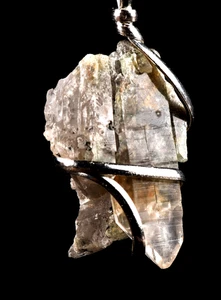 Himalayan  green chlorite ice quartz pendant purifying, detoxifying quartz#7838 - Picture 1 of 11