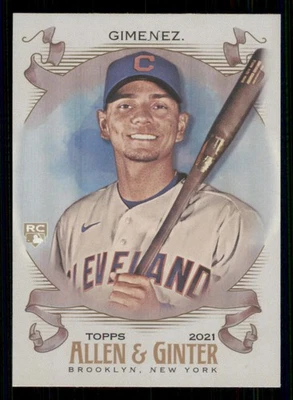 2021 Topps Allen and Ginter Silver #45 Andres Gimenez - Image 1 of 2