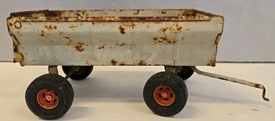 Vintage ERTL 1/16 Grain Feed Wagon Gray Metal Toy Parts Repair - Image 1 of 4