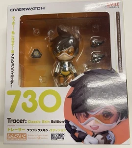 FIGURA GOOD SMILE COMPANY NENDOROID #730 OVERWATCH TRACER EDICIÓN SKIN CLÁSICA - Imagen 1 de 6