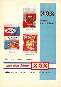3w9615/ Reklame / Werbung aus 1965 – XOX Bisquitfabrik – Kleve - Picture 1 of 1
