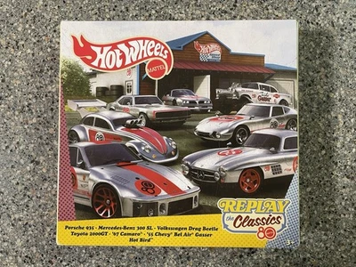 2025 Hot Wheels Replay The Classics Mattel 80º Aniversário ZAMAC Conjunto Caixa 7 Carros - Imagem 1 de 4