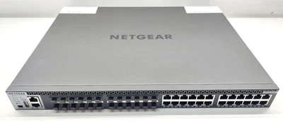 Netgear ProSAFE 24-Port 10G Copper & 10G Fiber L3 Switch M4300-24X24F XSM4348S - Image 1 of 4